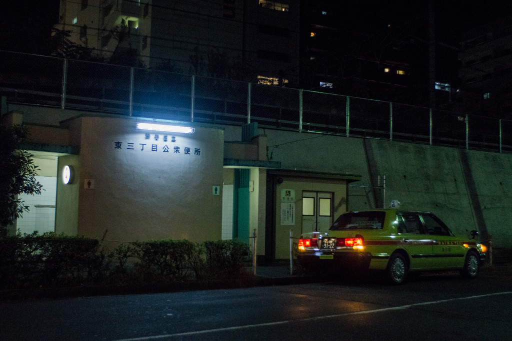 taxi at midnight, ebisu
